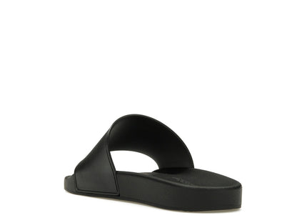 Burberry Check EKD Motif Slide Black