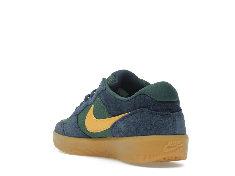 Nike SB Force 58 Midnight Navy Fir Gum Light Brown University Gold