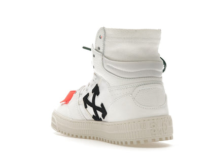 OFF-WHITE Off Court 3.0 Leather White White Orange (Bold Medial Logo)