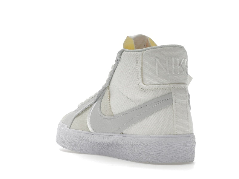 Nike SB Blazer Mid Warning Label Summit White