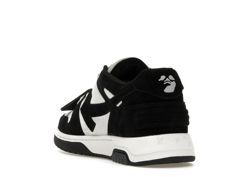 OFF-WHITE Out Of Office OOO Low Tops White Black Suede