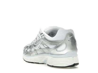 Nike P-6000 White Blue Tint Sail Metallic Silver (Women's)