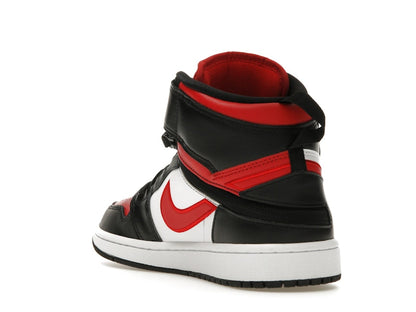 Jordan 1 High FlyEase Black White Fire Red