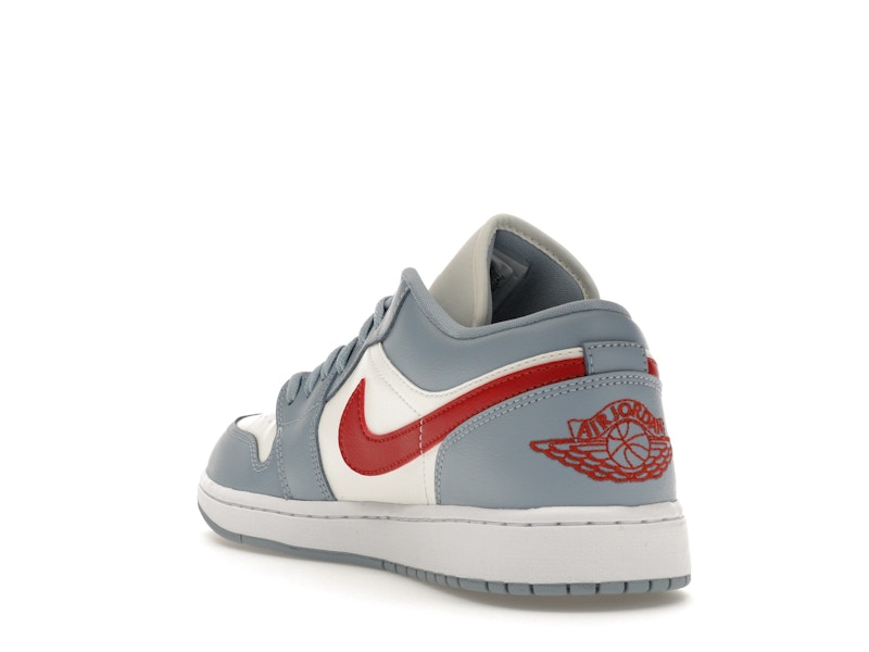 Jordan 1 Low Blue Whisper Dune Red (Women's)