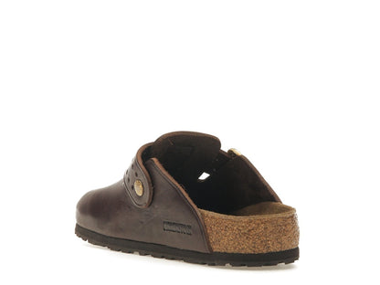 Birkenstock Boston Bold Leather Roast Brown