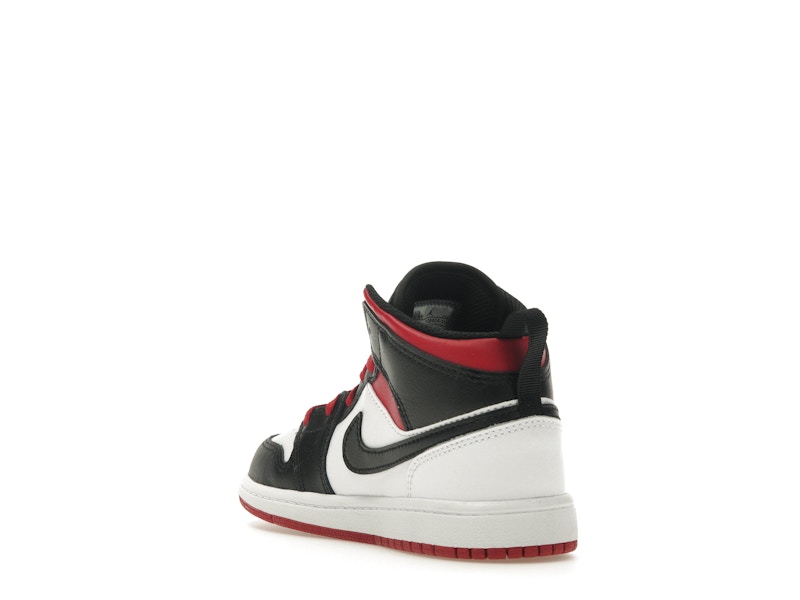 Jordan 1 Mid Gym Red Black Toe (PS)