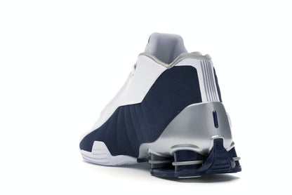 Nike Shox BB4 White Silver Navy