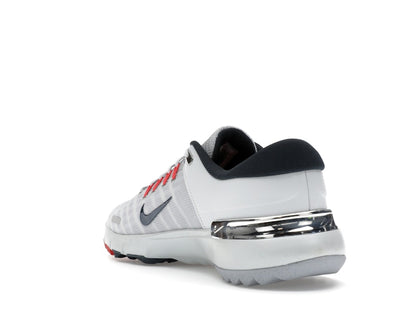 Nike Free Golf Pure Platinum Light Crimson Wolf Grey Armory Navy