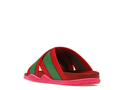 Gucci Web Slide Pink Rubber (Women's)