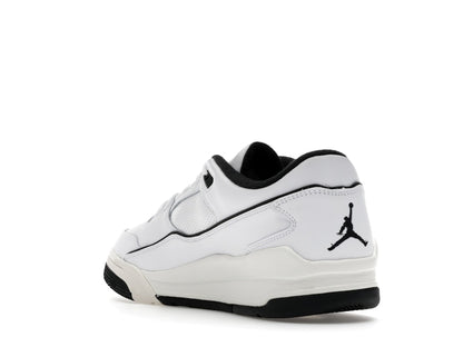 Jordan Flight Court White Sail Black