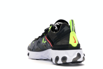 Nike React Element 87 Medium Olive Bright Crimson
