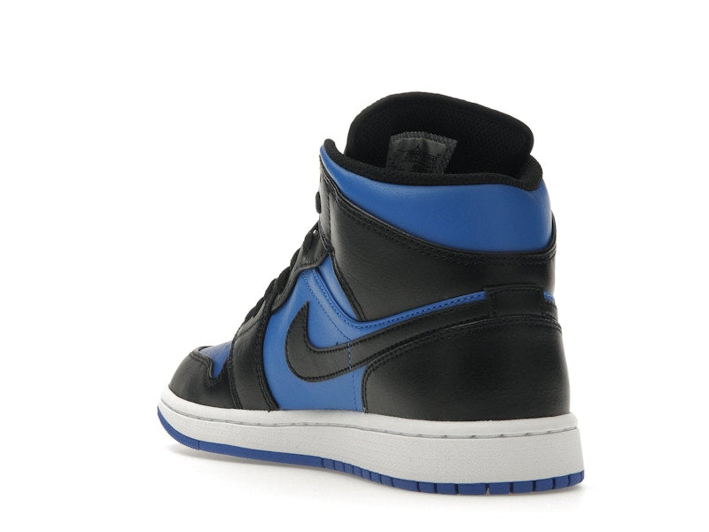 Jordan 1 Mid Black Royal Blue