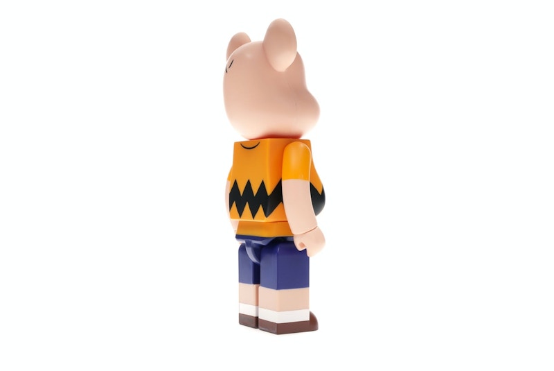 Bearbrick Charlie Brown 400% Yellow
