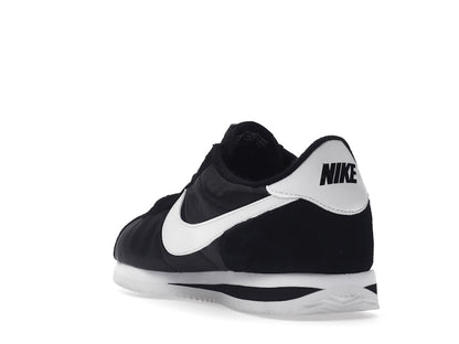 Nike Cortez Basic Nylon Black White-Metallic Silver