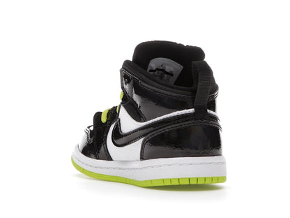 Jordan 1 Mid Black Cyber Mystic Green (TD)
