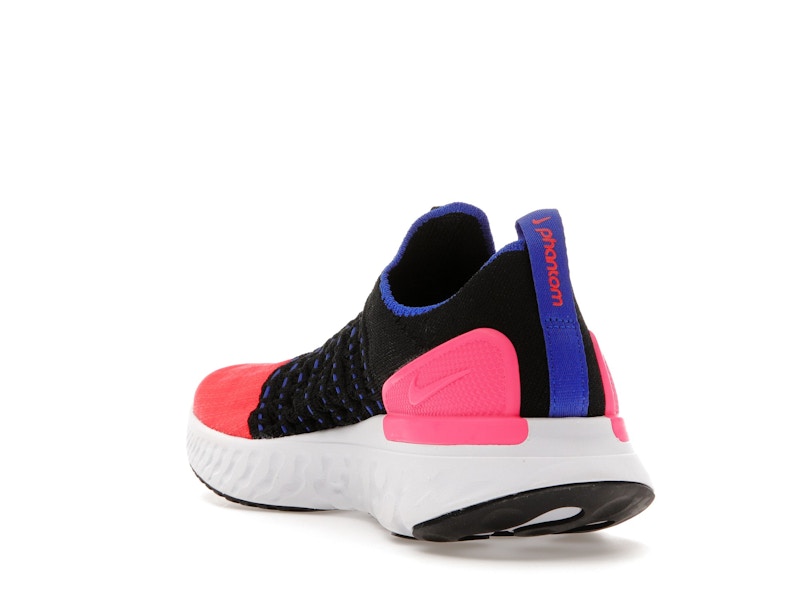 Nike React Phantom Run Flyknit 2 Black Hyper Pink (Women's)