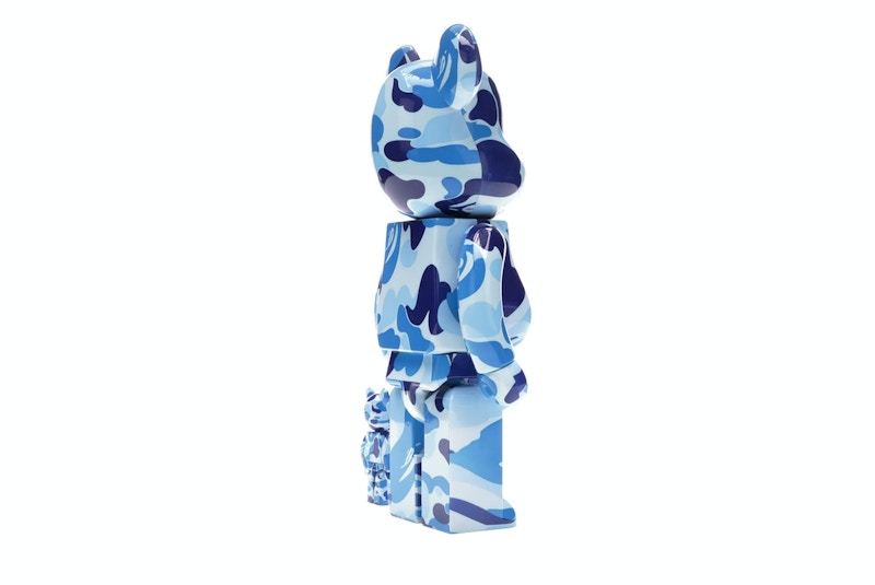 Bearbrick A Bathing Ape ABC Camo 100% & 400% Set Blue