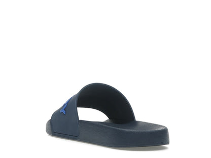 Burberry Embossed Logo Slide Blue