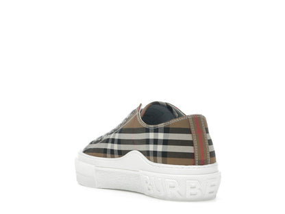 Burberry Low Top House Check Sneaker Taupe Brown (Women's)