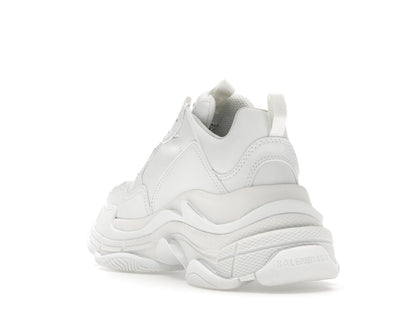 Balenciaga Triple S Synthetic Leather Triple White (Women's)