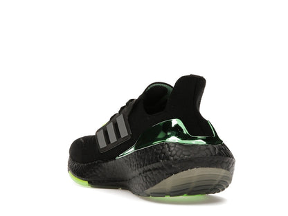 adidas Ultra Boost 22 Black Iron Metallic Beam Green