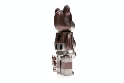 Bearbrick x Undefeated x Disney Mickey Mouse 90th Anniversary 100% & 400% Set Copper/Black