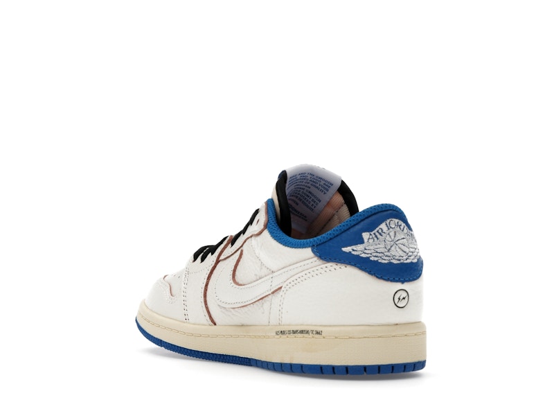 Jordan 1 Retro Low OG SP Fragment x Travis Scott Sail Military Blue (PS)