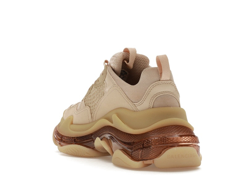 Balenciaga Triple S Clear Sole Beige (Women's)