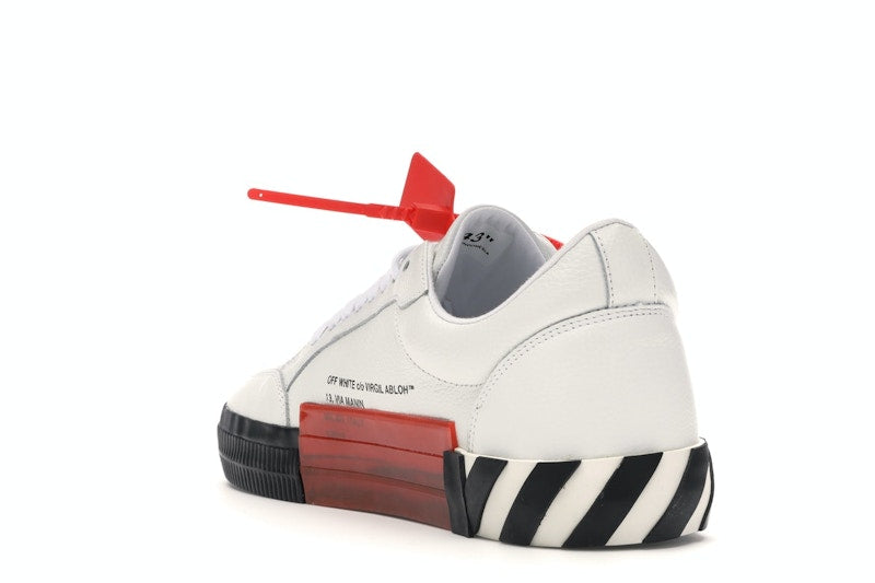 OFF-WHITE Vulc Low White Leather FW19