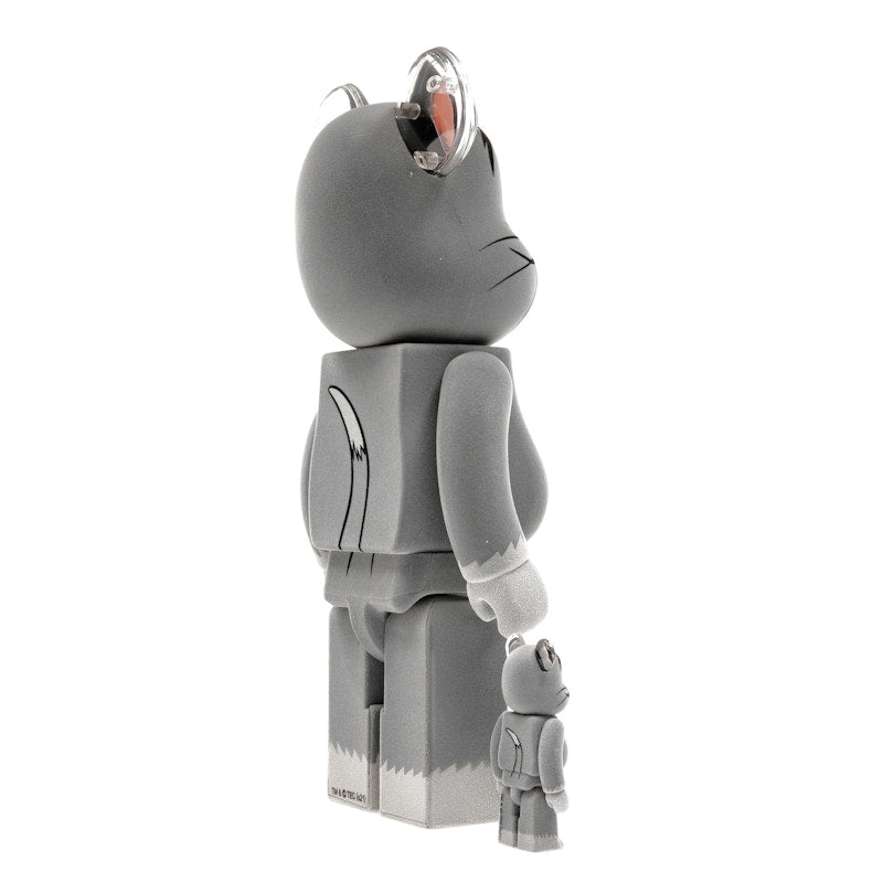 Bearbrick Tom and Jerry: Tom Flocky 100% & 400% Set