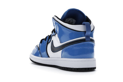 Jordan 1 Mid Signal Blue (PS)
