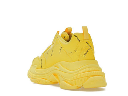 Balenciaga Triple S Allover Logo Yellow