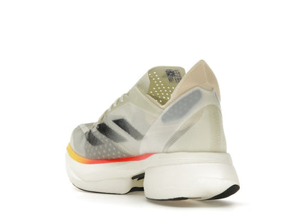 adidas Adizero Adios Pro 3 Ivory Core Black Crystal Sand