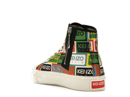 Kenzo School High Top Trainers Multi