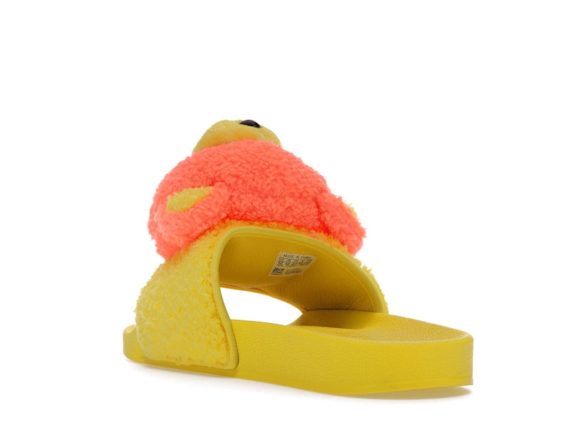 adidas JS Adilette Jeremy Scott Teddy Yellow