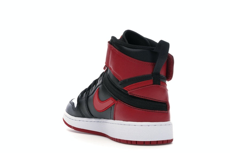 Jordan 1 High FlyEase Bred White Toe (GS)
