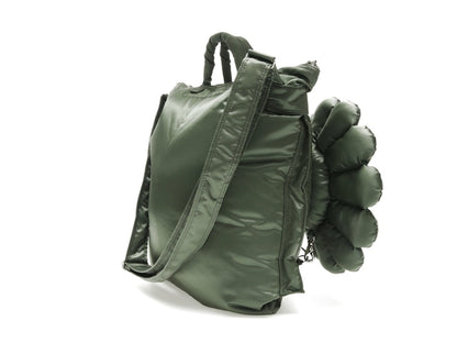 Takashi Murakami x PORTER 2Way Helmet Bag Sage Green