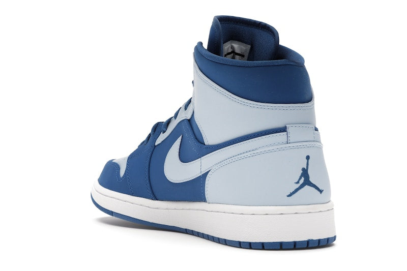 Jordan 1 Retro Mid Team Royal Ice Blue
