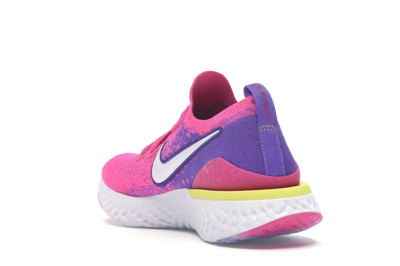 Nike Epic React Flyknit 2 Laser Fuchsia White (Women's)
