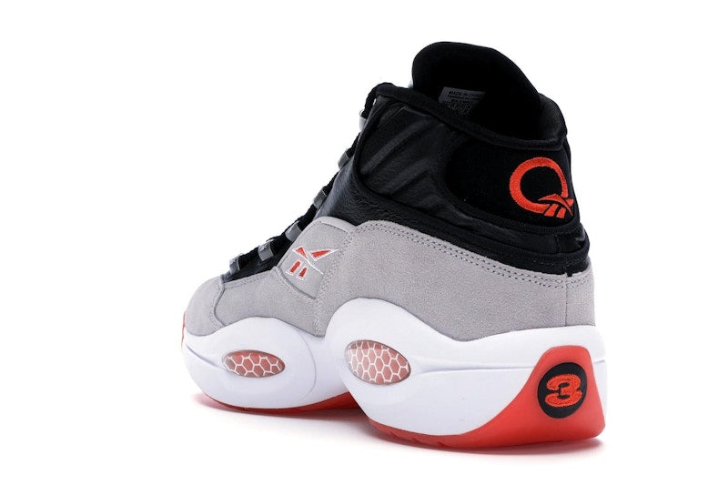 Reebok Pump Question Black Steel Orange