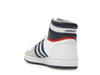 adidas Top Ten Hi White Navy Red