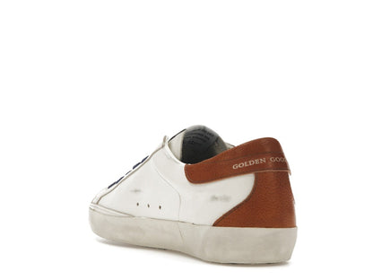 Golden Goose Super-Star White Ice Brown Blue