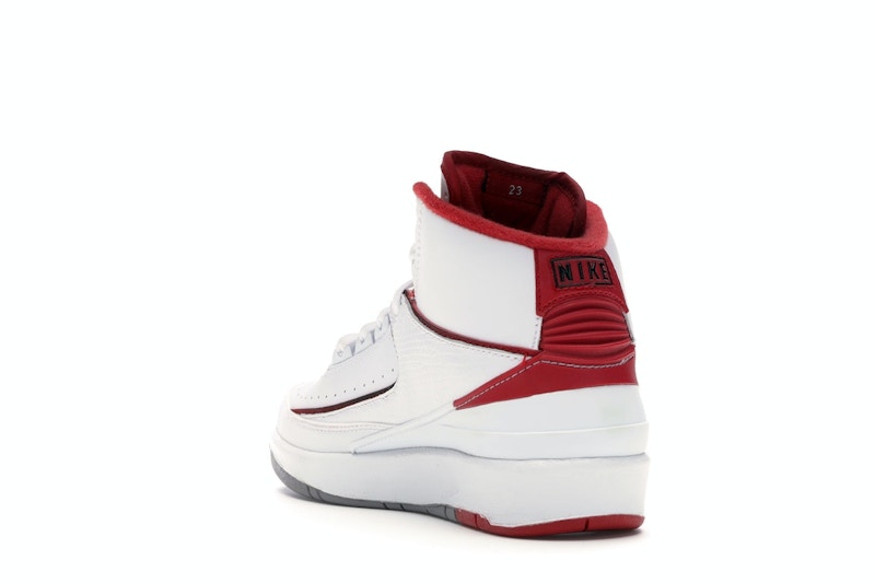 Jordan 2 Retro White Red (2014) (GS)