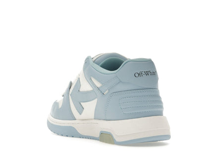 OFF-WHITE OOO Low Out Of Office Calf Leather White Light Blue