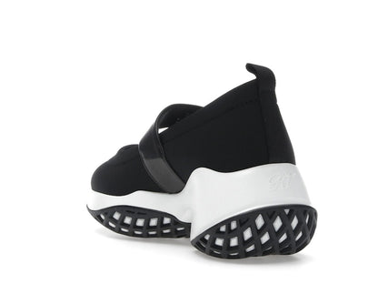 Roger Vivier Viv' Run Babies Black White Crystal Buckle (Women's)