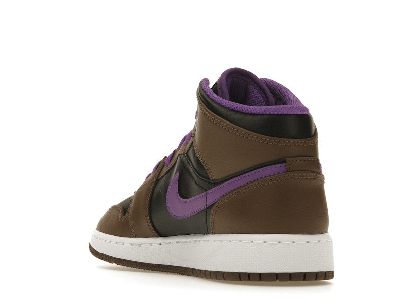 Jordan 1 Mid Purple Mocha (GS)