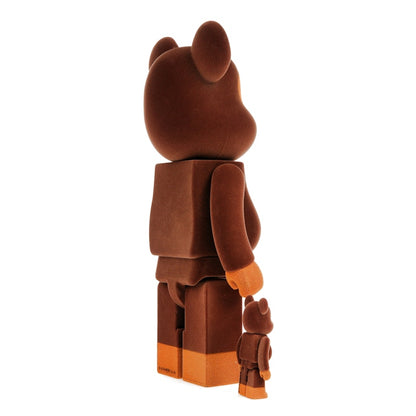 Bearbrick x Bape Baby Milo Flocky Ver. 100% & 400% Set