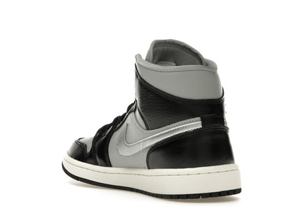 Jordan 1 Mid SE Black Metallic Silver (Women's)