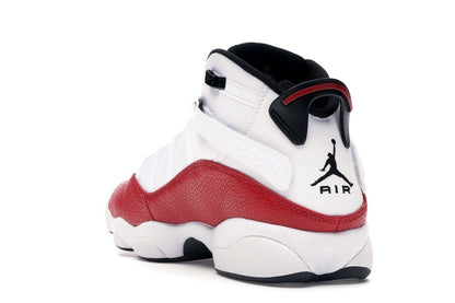 Jordan 6 Rings White University Red