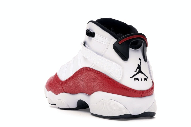 Jordan 6 Rings White University Red
